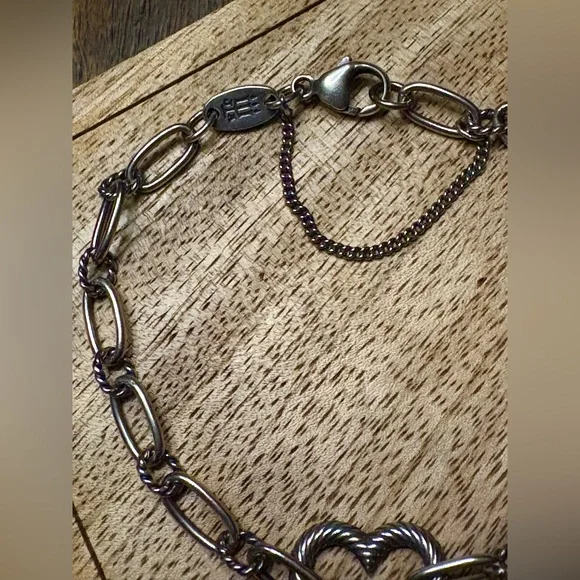 James Avery Changeable Heart Charm Bracelet - Picture 4 of 6